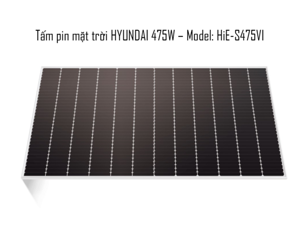Tấm pin mặt trời Hyundai 475W PERC Shingled | Model: HiE-S475VI