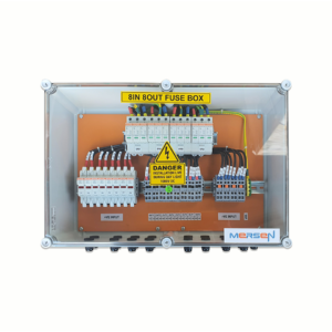 Tủ điện DC solar 8 in 8 out (Fuse box) | Model: COMB-BOX8FBS