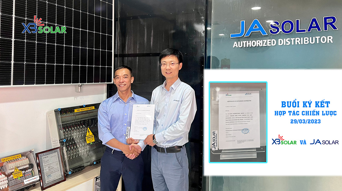XBSolar tiếp tục là nhà phân phối uỷ quyền của JA Solar tại Việt Nam
