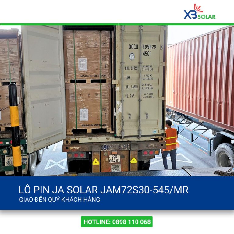 jasolar - tấm pin mặt trời giao khách
