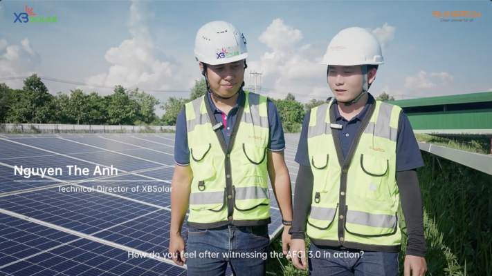 XBSOLAR VÀ SUNGROW THỬ NGHIỆM CÔNG NGHỆ AFCI 3.0 ĐẦU TIÊN TRÊN THẾ GIỚI