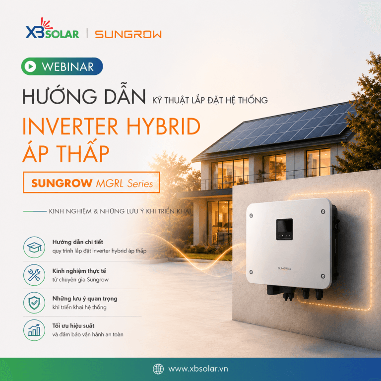 WEBINAR Hướng Dẫn Lắp Đặt Inverter Hybrid Sungrow MGRL Series