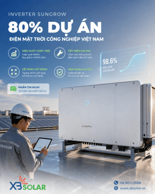 Inverter Sungrow: Giải Pháp Biến Tần Số 1 Cho Hệ Thống Điện Mặt Trời (Cập Nhật 2026) 1 Inverter Sungrow và XBSolar - Giải pháp điện mặt trời số 1