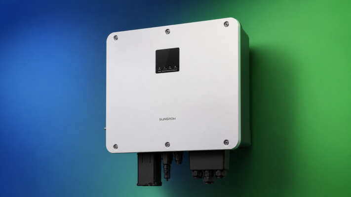 Biến tần Hybrid 3 pha Sungrow MG10/12/15TL: Giải Pháp Điện Mặt Trời Lưu Trữ Toàn Diện Cho Biệt Thự Và Doanh Nghiệp 3 Cận cảnh thiết kế nguyên khối của Inverter Sungrow MG Series với công nghệ tản nhiệt không quạt, chuẩn bảo vệ IP66và chống ăn mòn C5.